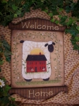 #3050 Welcome Home Sheep Plaque Pattern
